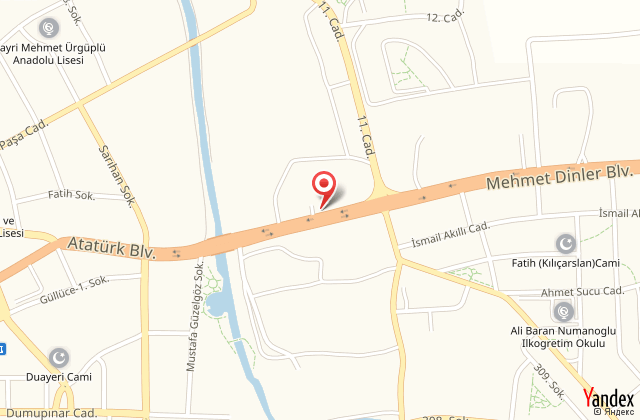 Otel kral harita, map