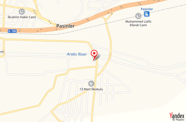 Pasinler hasankale kaplcalar harita, map