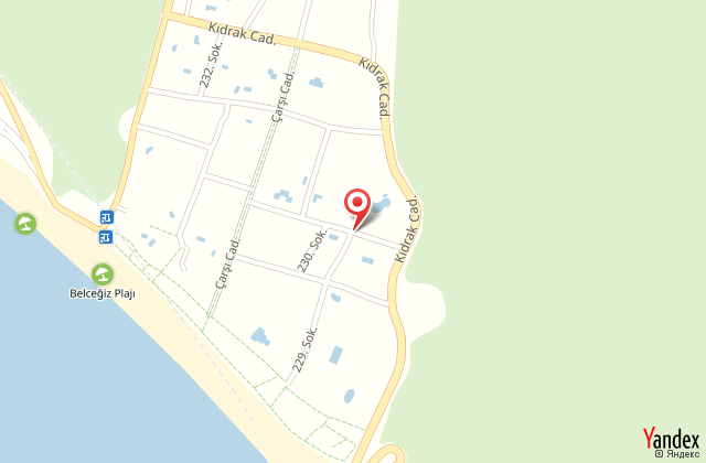 Perdikia beach hotel harita, map