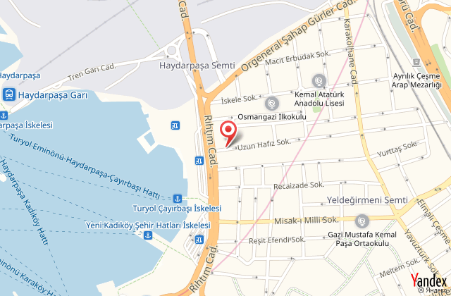 Piart butik otel harita, map