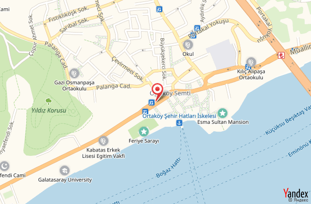 Radisson blu bosphorus hotel harita, map