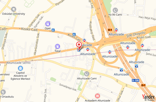 Ramada istanbul asia harita, map