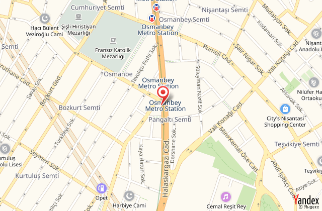 Ramada plaza istanbul city center harita, map