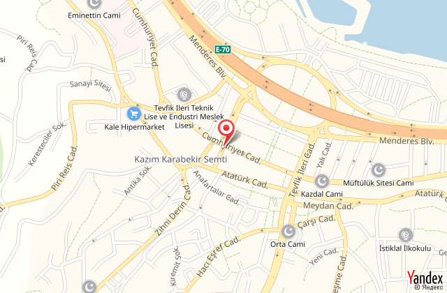 Rize apart pansiyon harita, map