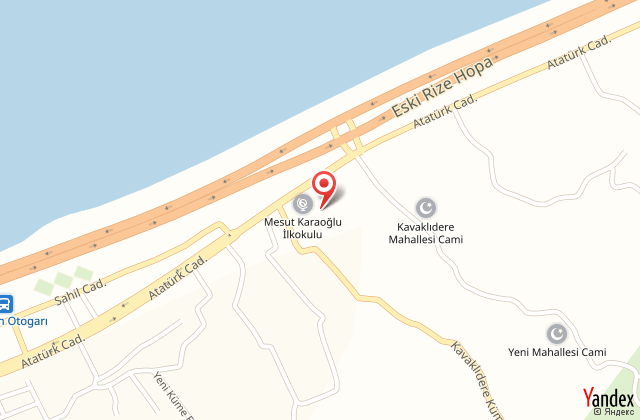 Rize ardeen retmenevi harita, map