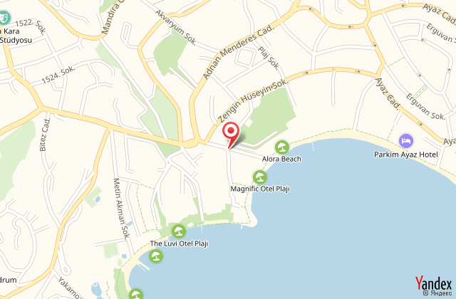 Royal asarlk beach hotel & spa harita, map