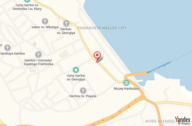 Salamis bay conti resort hotel harita, map