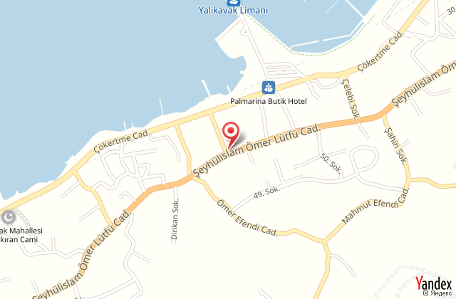 Saraya bodrum otel harita, map