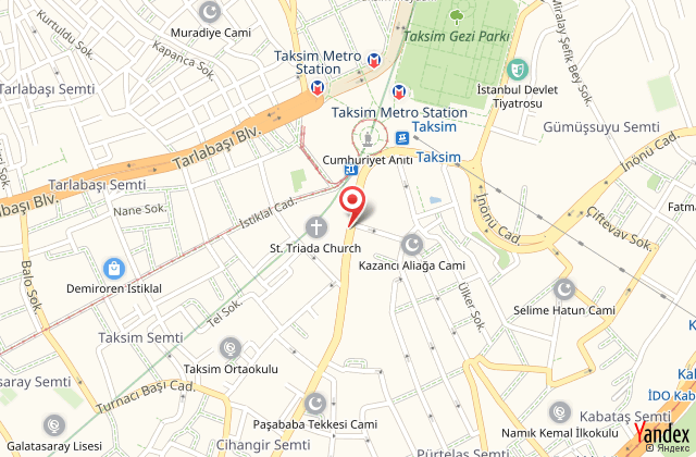 Savoy hotel harita, map