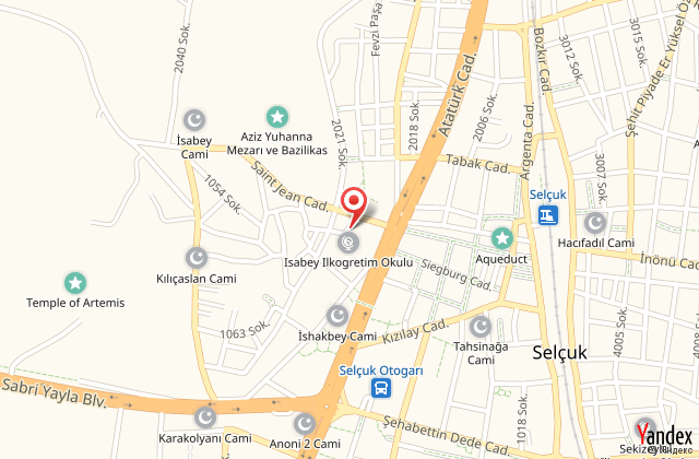 Selena hotel harita, map