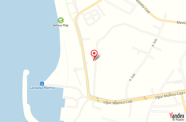 Selinus beach club hotel harita, map