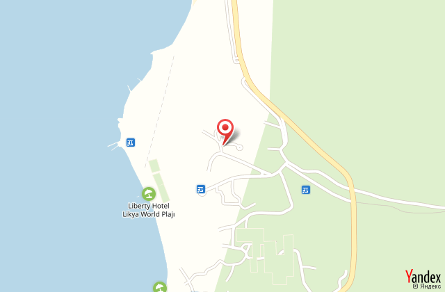 Sentido lykia resort & spa harita, map