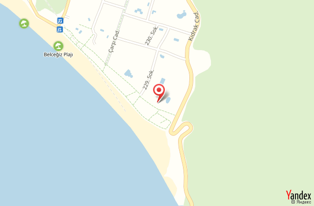 Seyir beach hotel harita, map