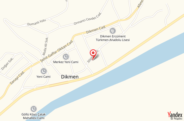 Sinop dikmen retmenevi harita, map