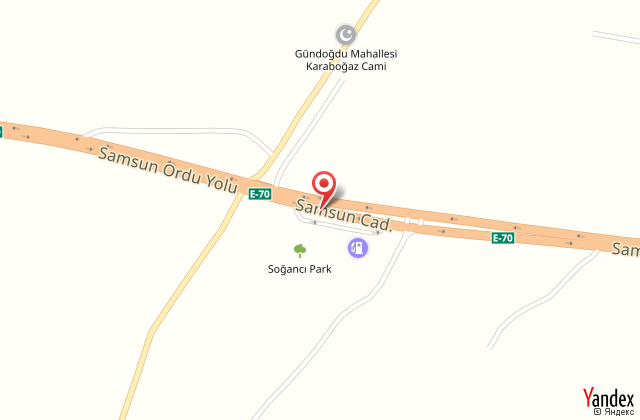 Soanc park motel terme harita, map