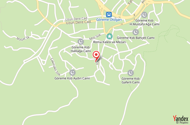 Stone house cave hotel harita, map