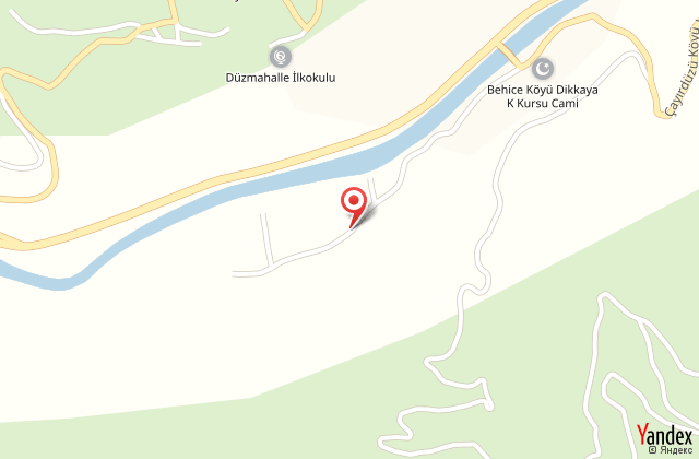 Tabiat bungalows harita, map