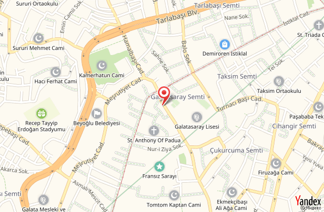 Taksim apart melita harita, map