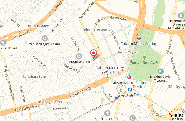 Taksim inn apartment harita, map