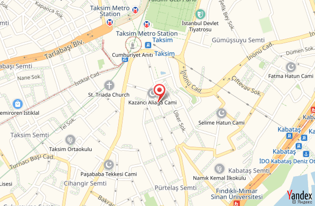 Taksim premier suites harita, map