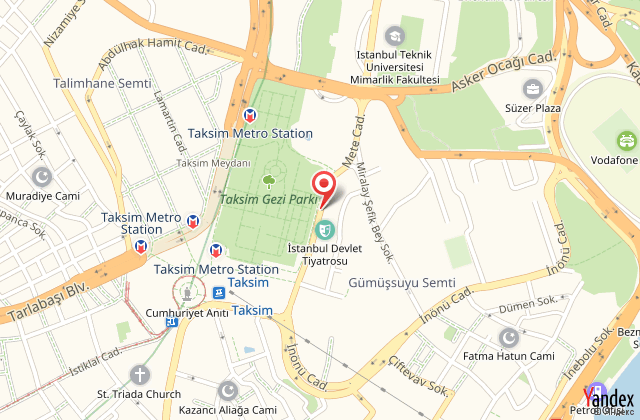 Avantgarde taksim square hotel harita, map