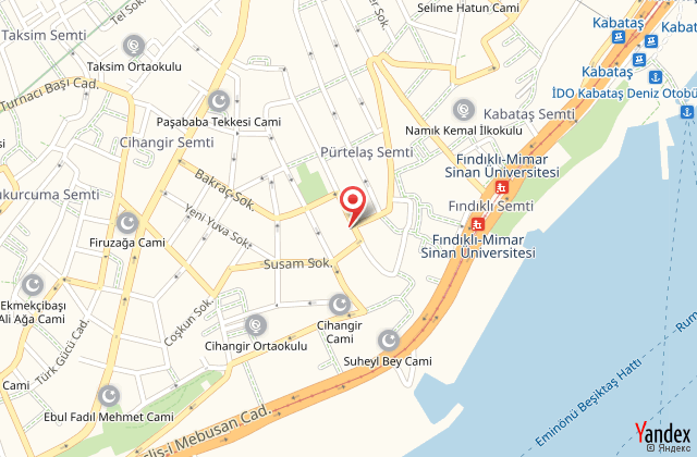 Taksim ultra vip apartments harita, map
