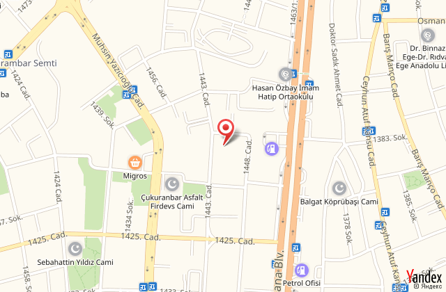 The green park hotel ankara harita, map