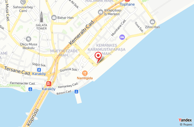 The peninsula istanbul harita, map