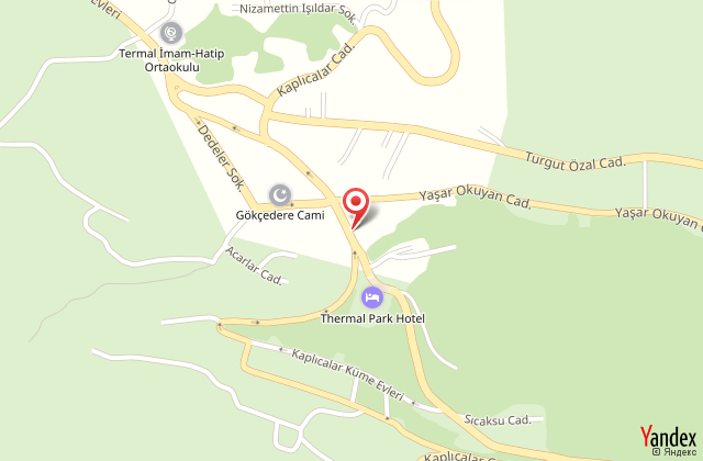 Thermal aydn hotel harita, map