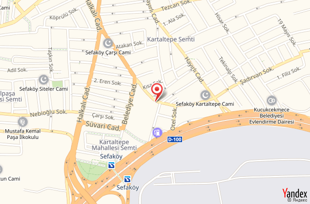 Timur hotel harita, map