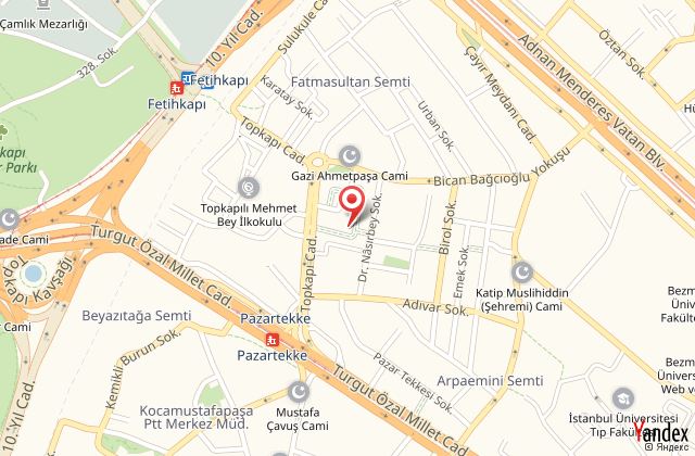 Topkap reis otel harita, map