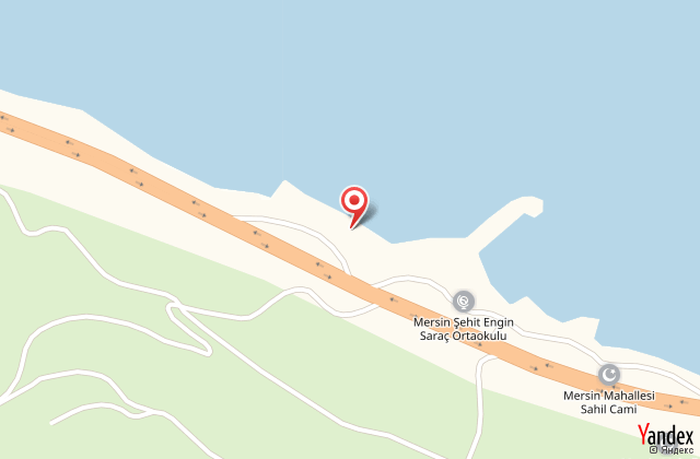 Trabzon seaside apart harita, map