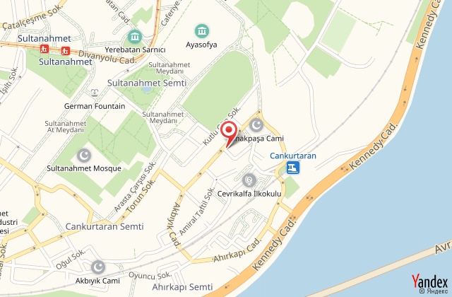 Tria hotel stanbul harita, map