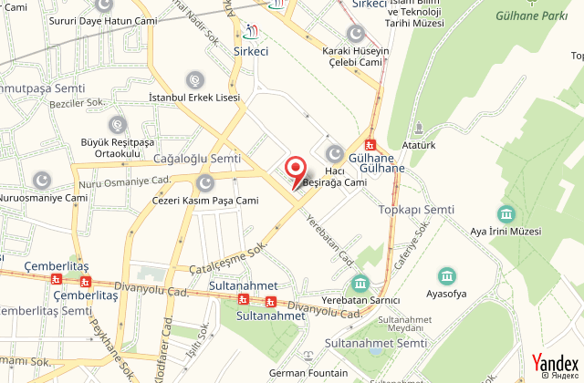 Tryp by wyndham istanbul hagia sofia harita, map