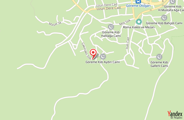 Turquaz cave hotel harita, map