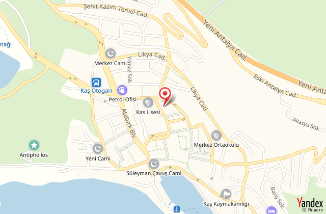 Uur otel harita, map