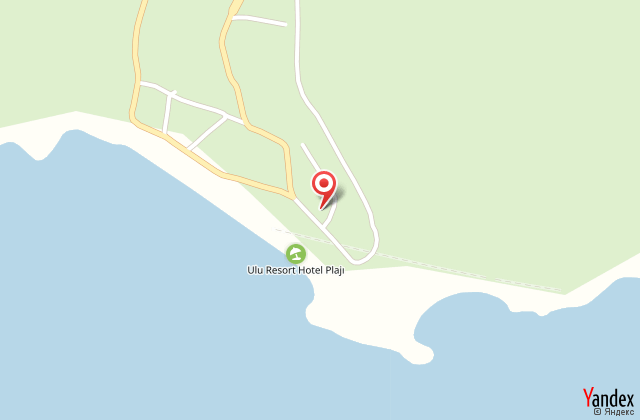 Ulu resort hotel harita, map