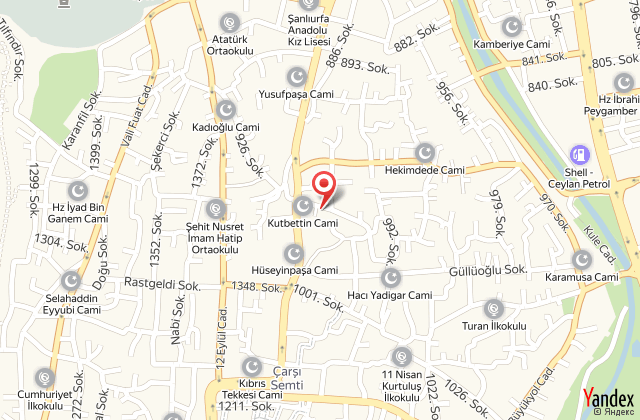 Urfam konuk evi harita, map