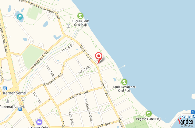 Valeri beach hotel harita, map