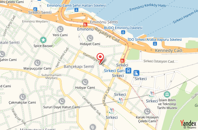 Venue hotel stanbul old city harita, map