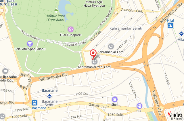 Vesta fuar otel harita, map