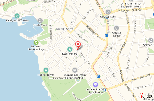 Villa verde cafe & pension harita, map