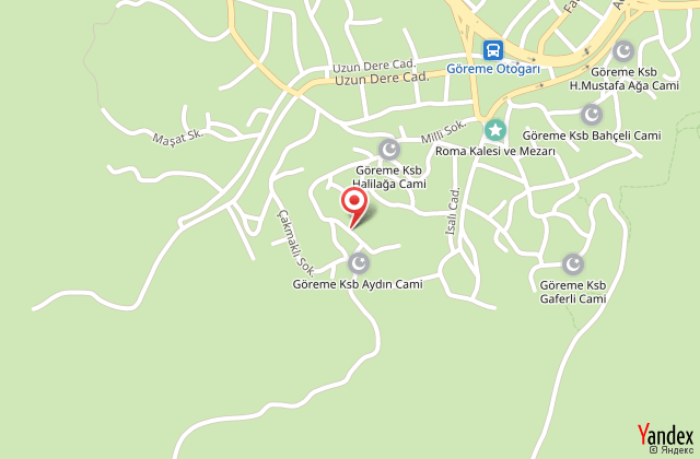 Vista cave hotel harita, map