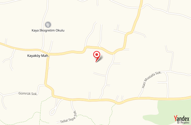 Yeldeirmeni bungalow otel harita, map