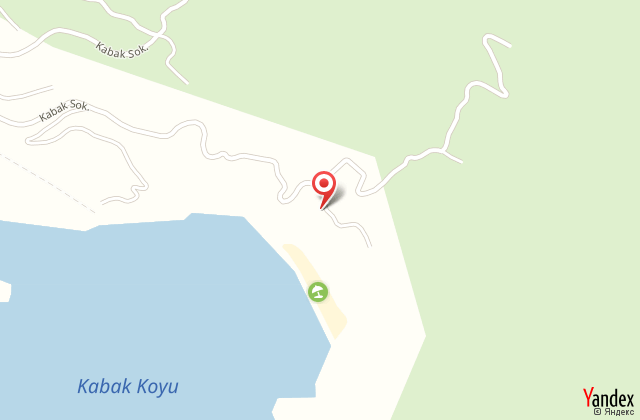 Yerdeniz kamp kabak harita, map