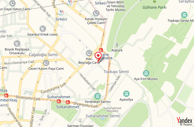 Zeynep sultan hotel harita, map