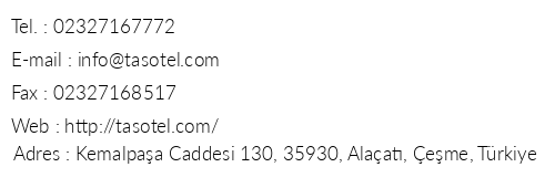 Alaat Ta Otel telefon numaralar, faks, e-mail, posta adresi ve iletiim bilgileri