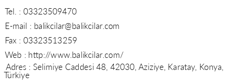 Hotel Balikcilar telefon numaralar, faks, e-mail, posta adresi ve iletiim bilgileri
