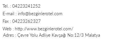 Bezginler Otel telefon numaralar, faks, e-mail, posta adresi ve iletiim bilgileri
