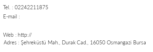 Bursa City Hotel telefon numaralar, faks, e-mail, posta adresi ve iletiim bilgileri